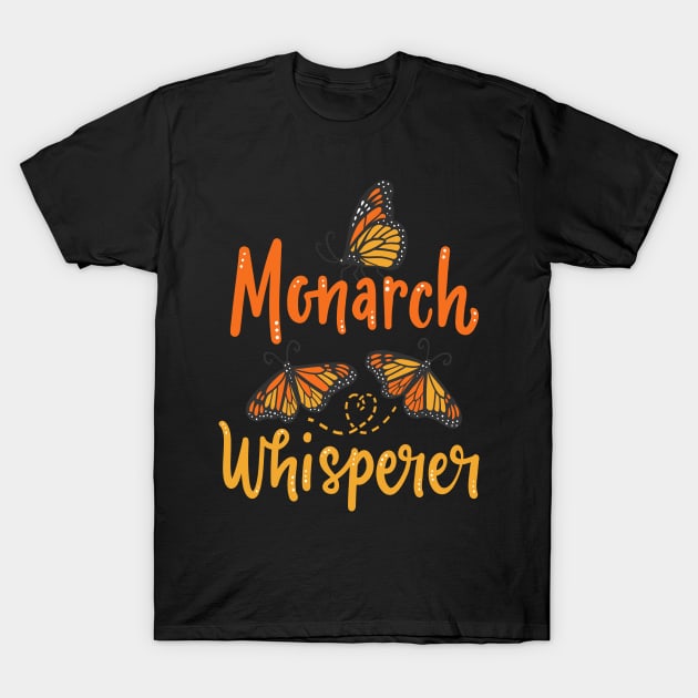 Monarch Butterflies Insect Entomologist T-Shirt by KAWAIITEE